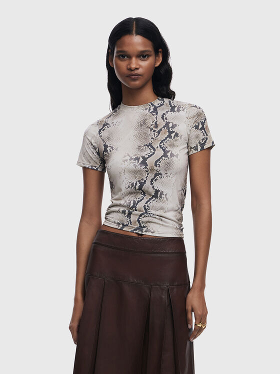 T-shirt with animal print - 1