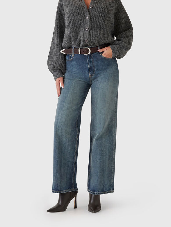CLAIR jeans with bleached effect - 0
