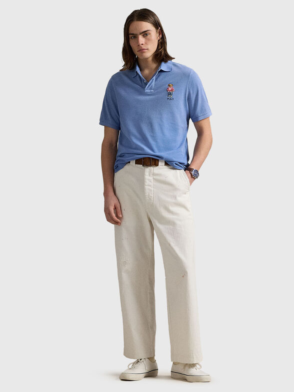Polo Bear slim cotton polo shirt - 1