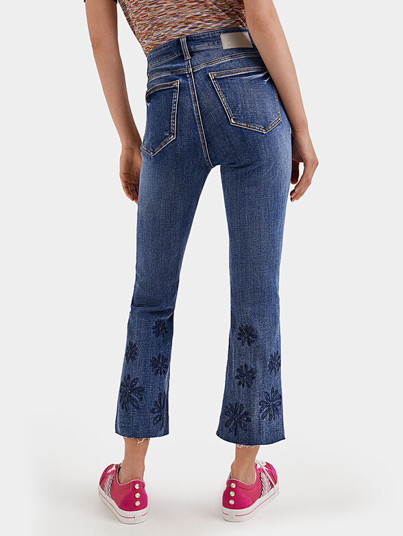 GALA jeans with floral accents - 2