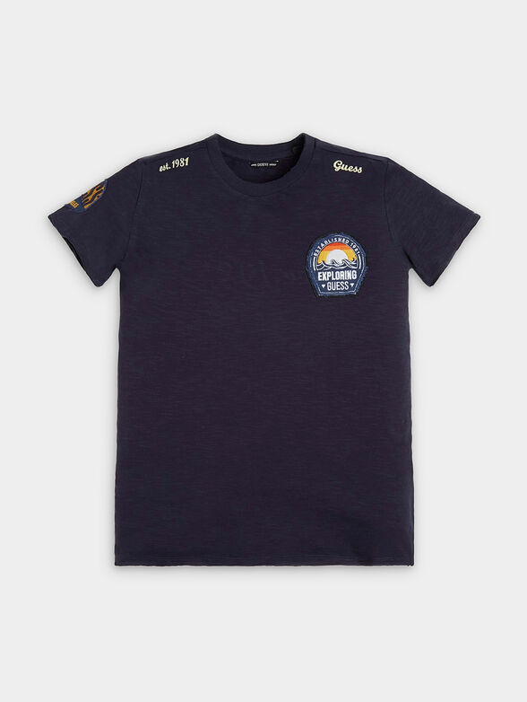 T-shirt with art print on the back - 1