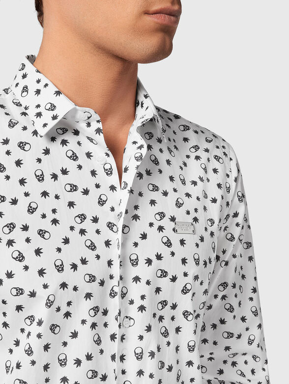 SUGAR DADDY shirt with monogram print - 4