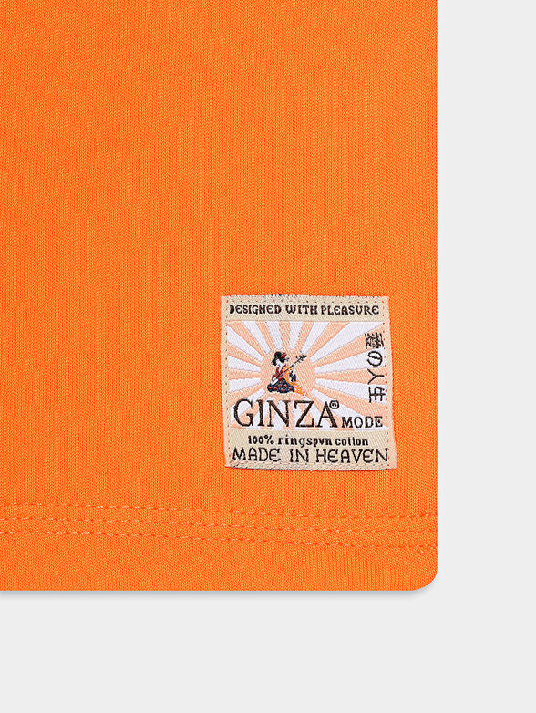 GMTS012  T-shirt in orange color - 6