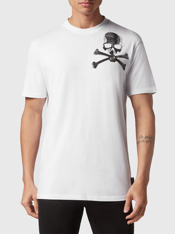 Тениска с принт SKULL & BONES - 1