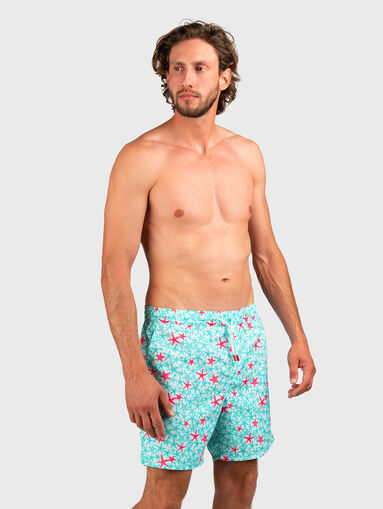 Beach shorts with starfish  - 5