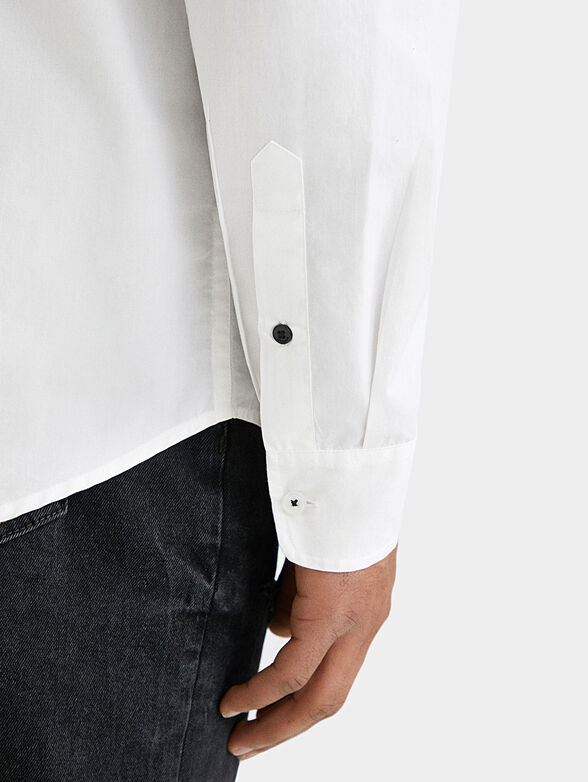 Cotton shirt SKULLS with art details - 5