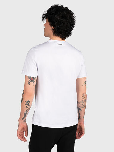 Black cotton T-shirt with pocket - 3