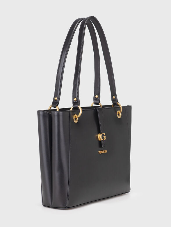 KUBA large bag with gold accents - 3