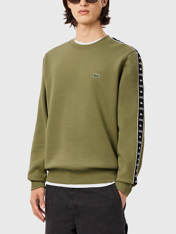 Sweatshirt with contrast stripe  - 1