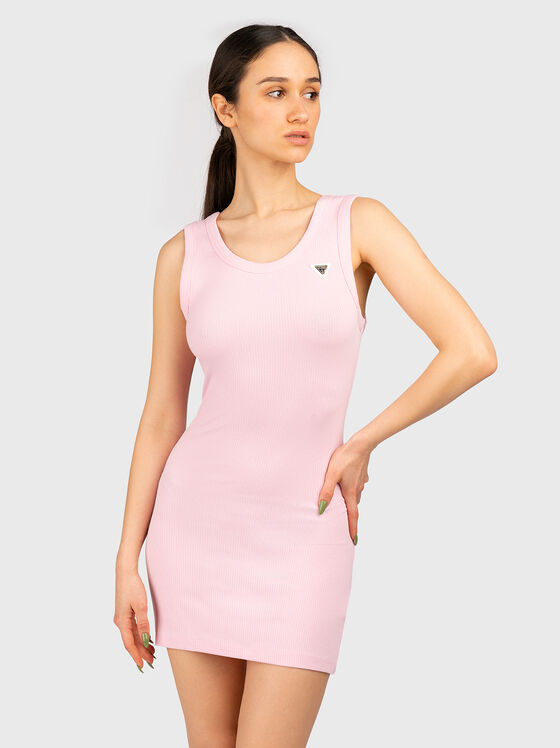Розова слим рокля NYRA - 1