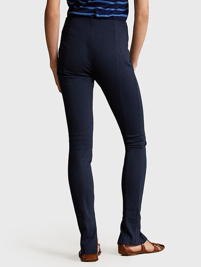 Stretch skinny trousers in dark blue - 2