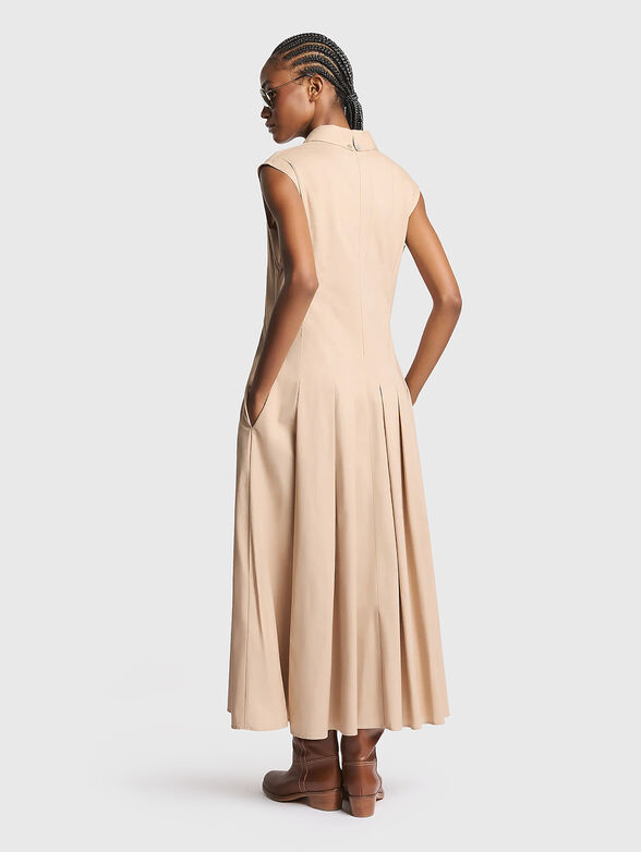 Pleated dress with a zip - 2