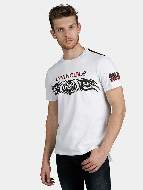 White T-shirt with prints and letterings - 6
