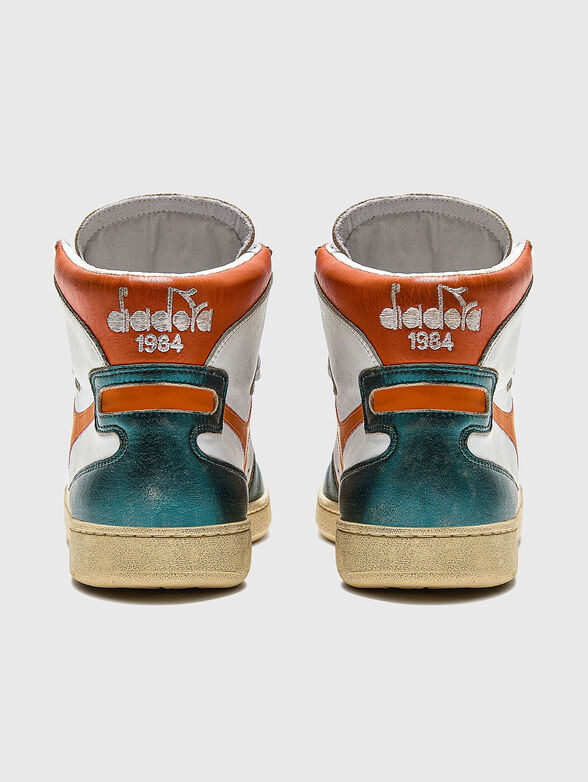 MI BASKET METAL MIX Leather sneakers - 2