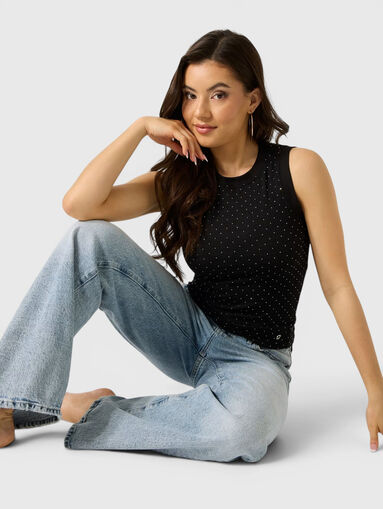 Rhinestones top - 5