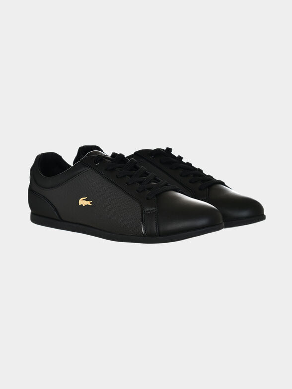 REY LACE 317 Black leather sneakers - 2