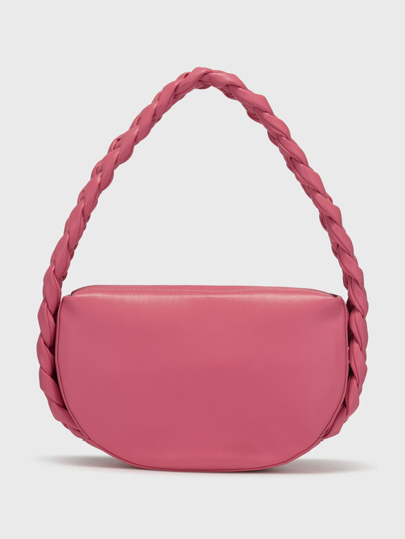 Pink bag with intertwined handle - 2