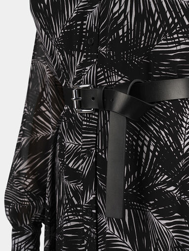 Long dress with belt - 5