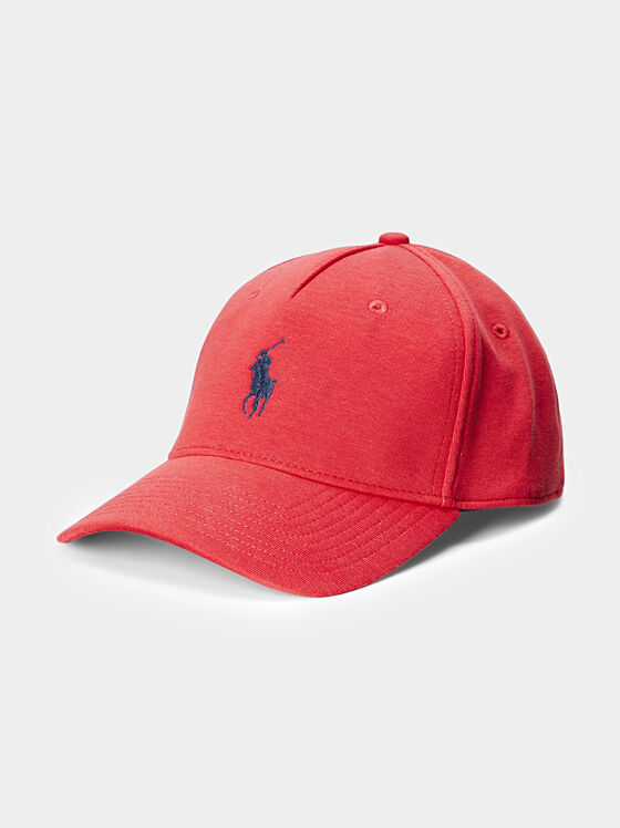 Бейзболна шапка в червен цвят - 1