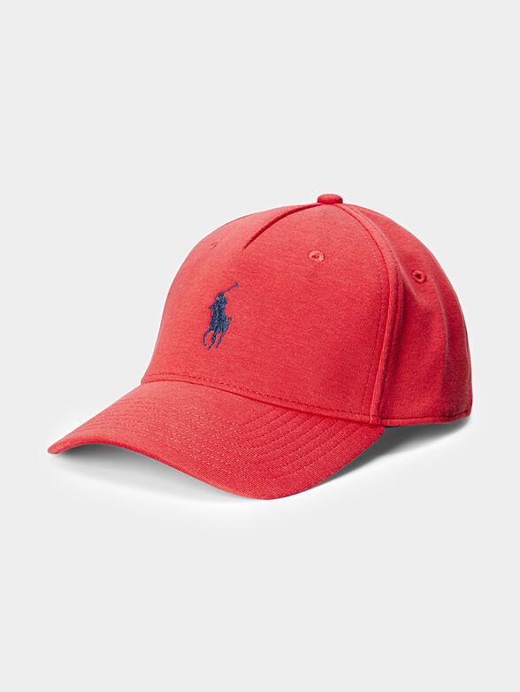 Baseball cap in red color - 1