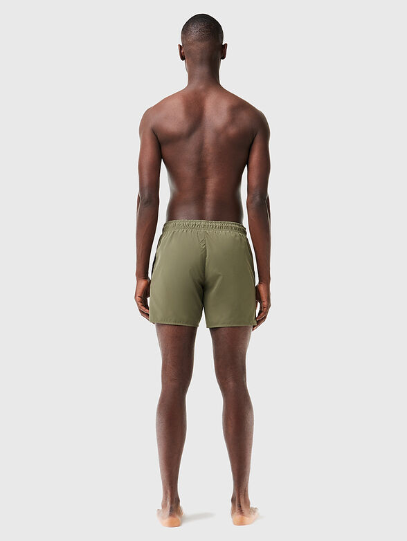 Yellow shorts with logo detail - 2