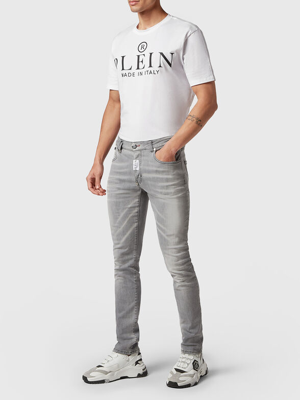 Slim fit cotton jeans - 4