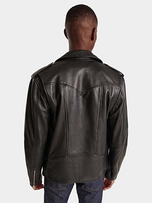 Black biker jacket - 2