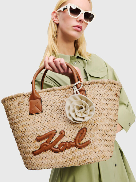 Knitted bag with logo detail - 2