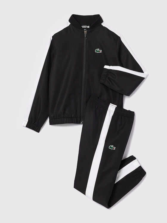 Black sports tracksuit - 1