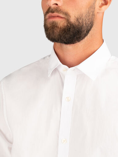 White cotton shirt - 4