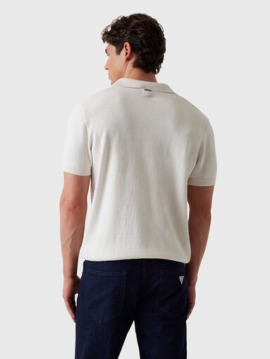 Sweater with collar and perforations - 3