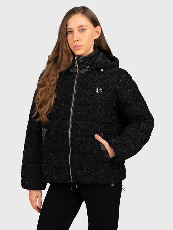 Black jacket with shiny accents - 1