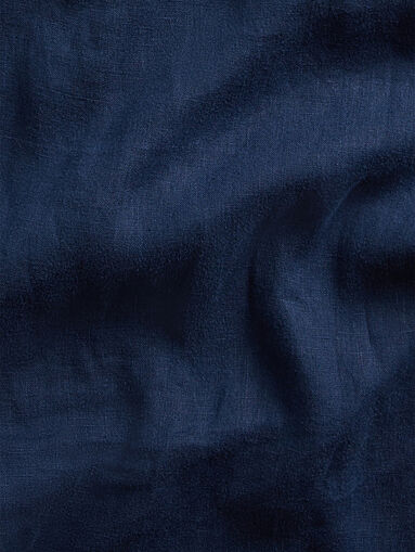 Blue linen shirt - 5