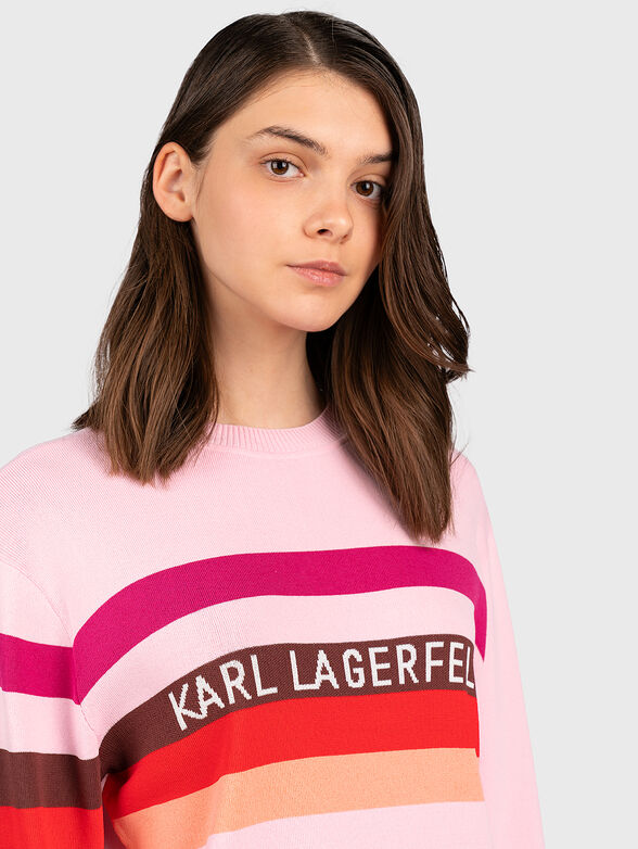 Sweater with logo inscription - 3