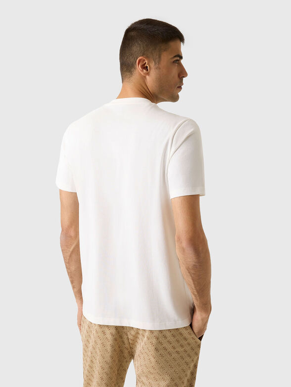 Cotton T-shirt with contrasting logo - 3