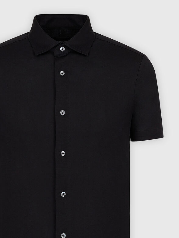 Black short sleeve shirt - 2