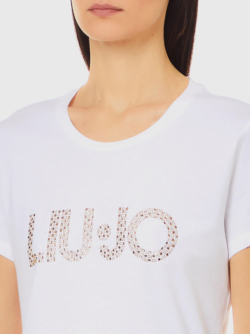 Black glitter logo t-shirt - 3