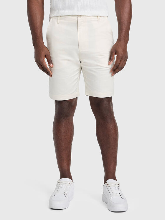 CLEMENT cotton and linen shorts - 1