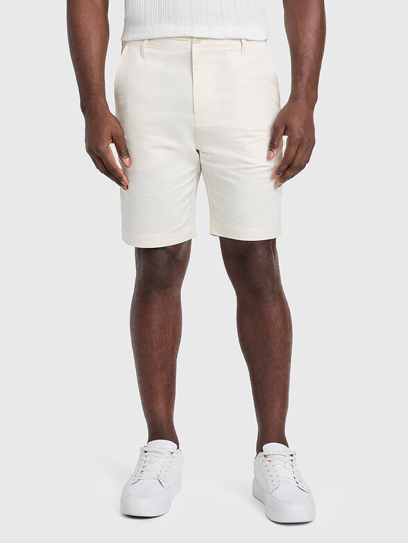CLEMENT cotton and linen shorts - 1