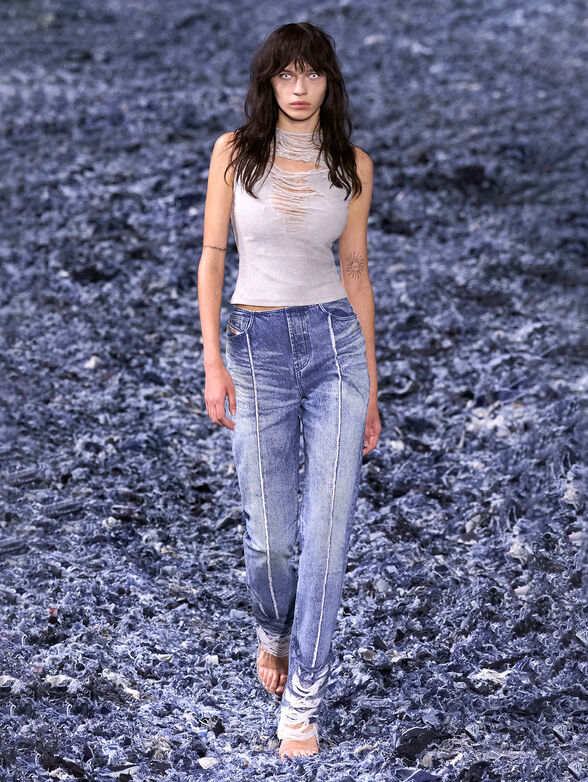 T-YASMINA top with rips - 1