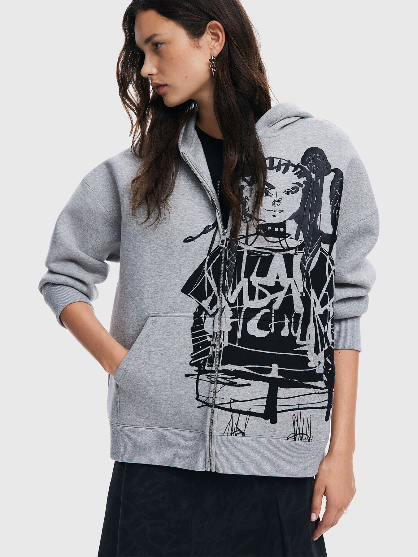 M. CHRISTIAN LACROIX sweatshirt with print brand DESIGUAL