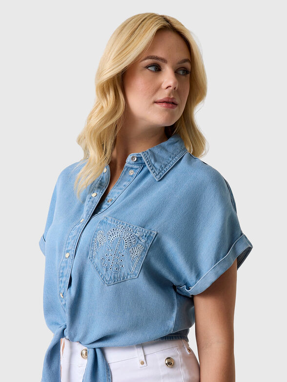 Blue shirt - 4