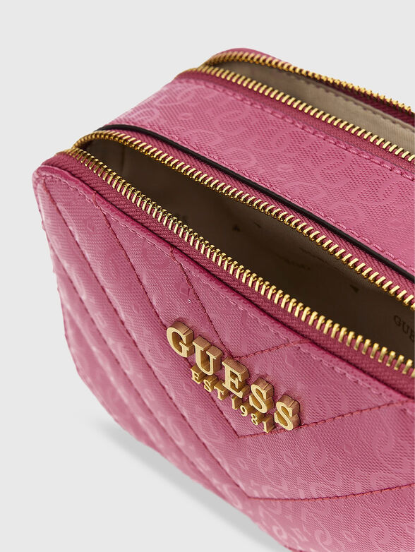 Quilted crossbody bag in black color - 4