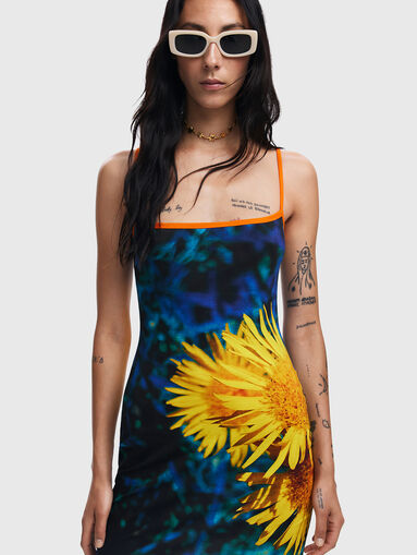 Sunflower midi dress - 4