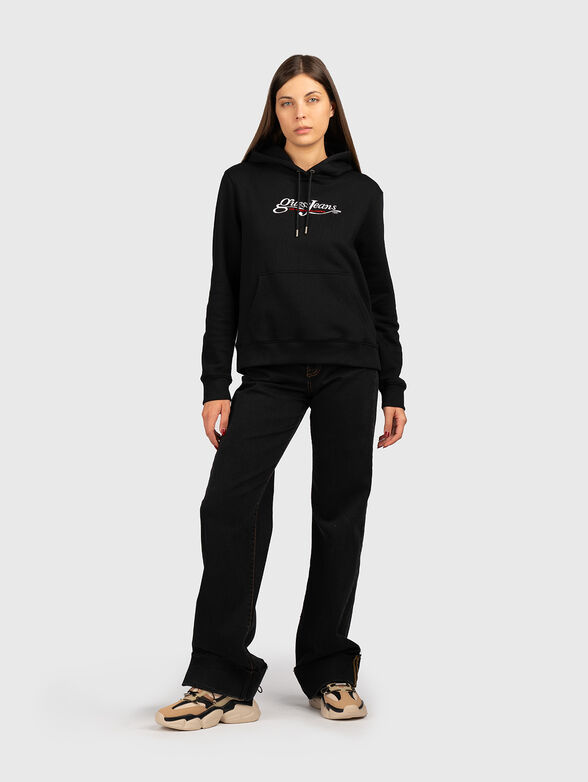 Sweatshirt with contrast logo embroidery  - 2