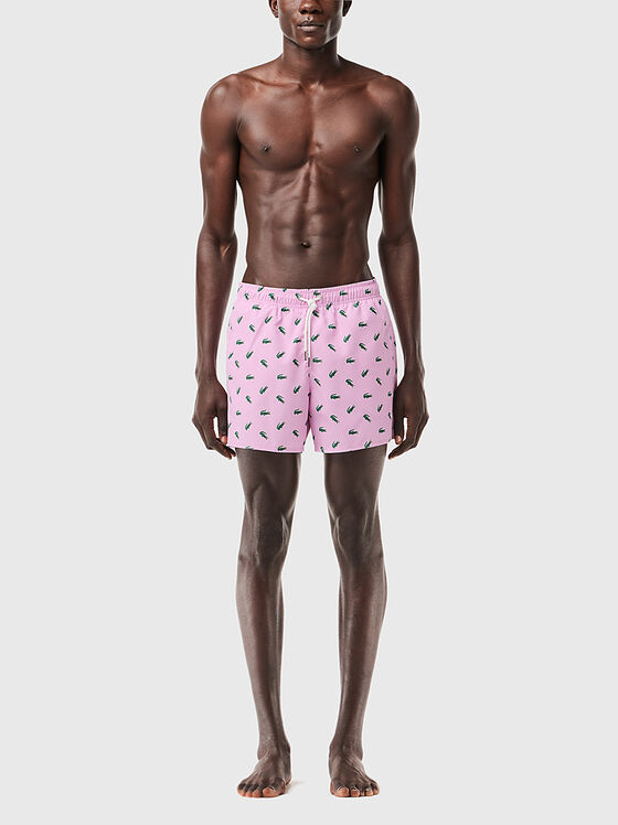 Logo print shorts - 1