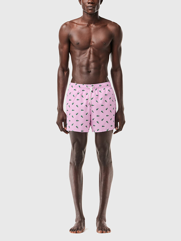 Logo print shorts - 1