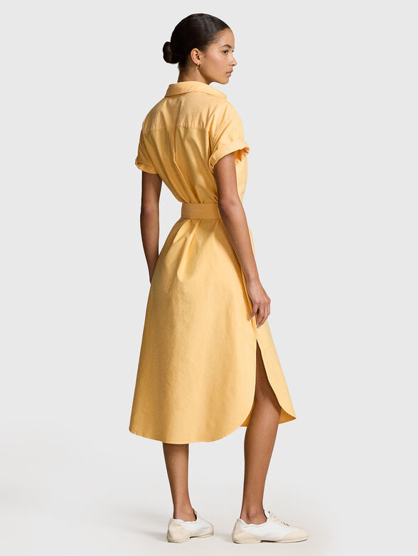 Oxford dress with logo embroidery - 2