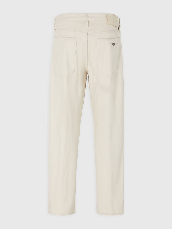 Straight jeans with logo detail - 2