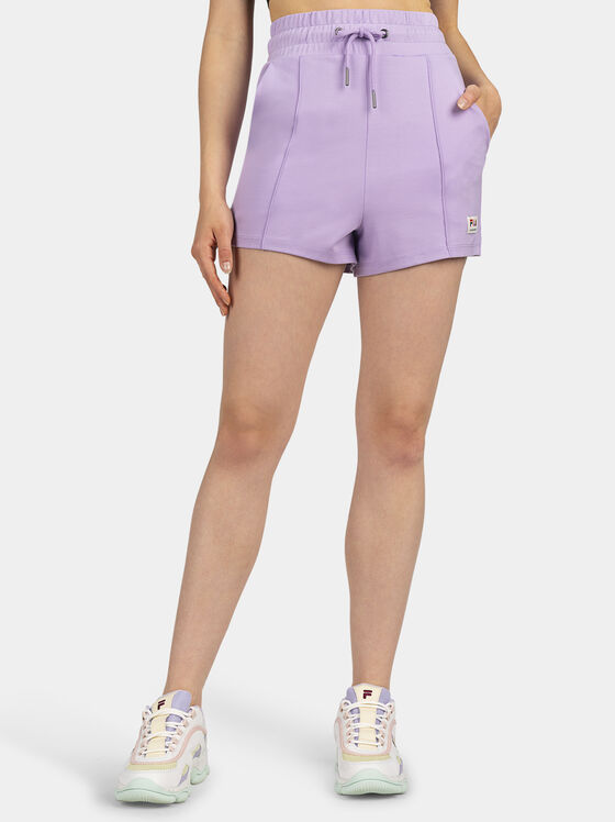 TODI sports shorts in ecru - 1